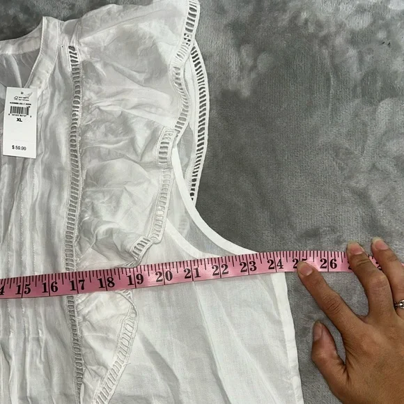 Gap Lucille off white peasant blouse - Picture 7 of 14